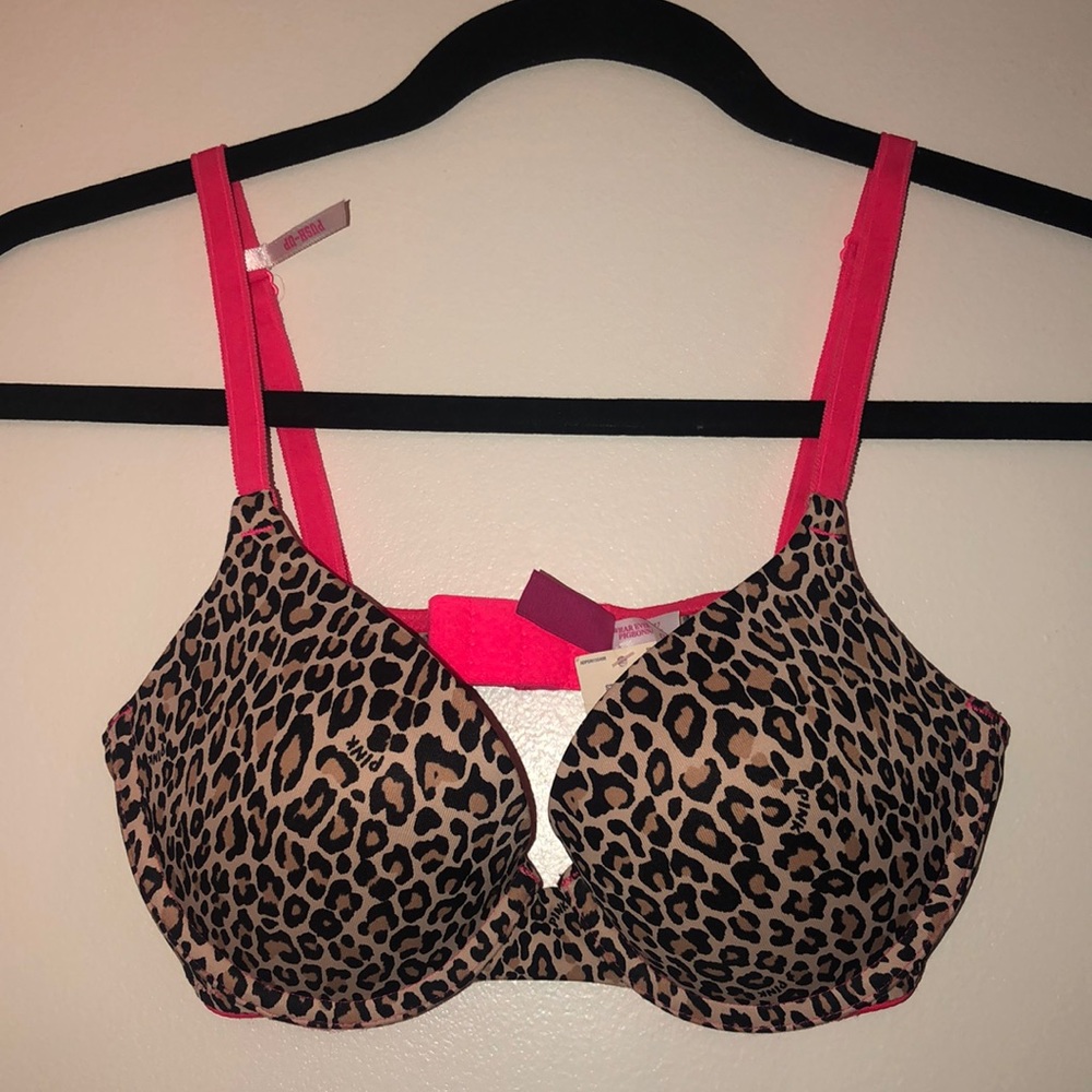 NWT Victoria’s Secret PINK cheetah push up bra